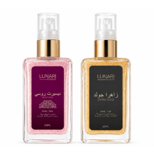 Combo Body Hair Desert Rose + Zahra Gold Lunari Premium